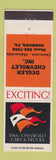 Matchbook Cover - 1966 Chevrolet Degler Oldsmobile Hamburg PA