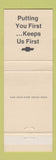 Matchbook Cover - Bill Dunfee Chevrolet Columbus IN