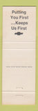 Matchbook Cover - Community Chevrolet Hammond LA