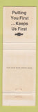 Matchbook Cover - Jim Labas Chevrolet Plymouth IN
