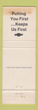 Matchbook Cover - Cerota Chevrolet Oldsmobile Elmer NJ