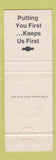 Matchbook Cover - Risberg Motors Chevrolet Prentice WI