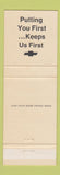 Matchbook Cover - Ricketts Chevrolet Fox Lake IL? WEAR