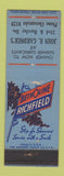 Matchbook Cover - Richfield oil gas John Gardner's Baltimore MD