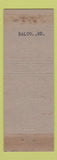 Matchbook Cover - Richfield oil gas John Gardner's Baltimore MD