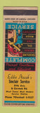 Matchbook Cover - Eddie Novak's Sinclair oil gas Chicago IL