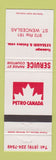 Matchbook Cover - Petro Canada oil gas Garage Lessard Freres St Wenceslas QC