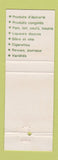 Matchbook Cover - Petro Canada oil gas Le Frigo QC