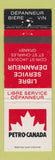 Matchbook Cover - Petro Canada oil gas Libre Service Granby QC