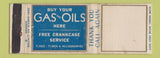 Matchbook Cover - oil gas Canada Stock Graphic?  WEAR