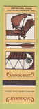 Matchbook Cover - Voyageur Restaurants Imperial oil gas Canada