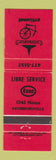 Matchbook Cover - Esso oil gas Libre Drummondville QC