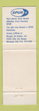 Matchbook Cover - Spur oil gas Au Triangle Nedelec QC