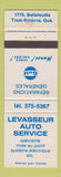 Matchbook Cover - Gulf oil gas Vevasseur Service Trois Rivieres QC