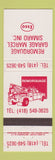 Matchbook Cover - Remorquage Garage Marcel Simard Esso oil gas QC