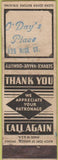 Matchbook Cover - O'Day Place no town WEAR