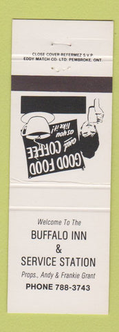 Matchbook Cover - Buffalo Inn oil gas