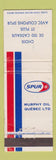 Matchbook Cover - Spur oil gas Choix QC WEAR
