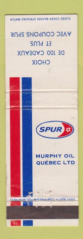 Matchbook Cover - Spur oil gas Choix QC WEAR