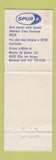 Matchbook Cover - Spur oil gas Choix QC WEAR