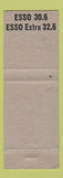 Matchbook Cover - Esso oil gas June's Truck Stop Lake Village AR WHITE