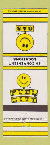 Matchbook Cover - Fuel City oil gas