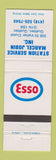 Matchbook Cover - Esso oil gas Marcel Jobin Quebec QC