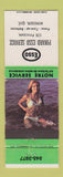 Matchbook Cover - Esso oil gas Pinard Windsor QC pinup