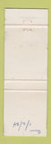 Matchbook Cover - Esso oil gas Earl McGregor Eastend SK WORN