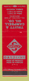 Matchbook Cover - Skelly oil gas Truitt Campbell Eureka MO