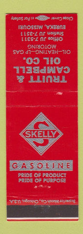 Matchbook Cover - Skelly oil gas Truitt Campbell Eureka MO
