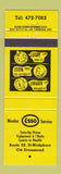 Matchbook Cover - Nicolas Esso oil gas Drummond QC