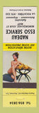 Matchbook Cover - Esso oil gas Nadeau La Pocatiere QC pinup