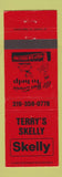 Matchbook Cover - Terry's Skelly oil gas
