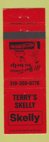 Matchbook Cover - Terry's Skelly oil gas