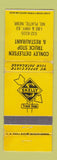 Matchbook Cover Skelly oil gas Conley Detlefsen Truck Stop North Platte NE WEAR