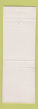 Matchbook Cover - GML Sonerco oil gas Victoriaville QC
