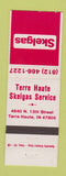 Matchbook Cover - Skelgas oil gas Terre Haute IN