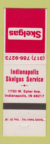 Matchbook Cover - Skelgas oil gas Indianapolis IN