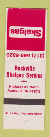 Matchbook Cover - Skelgas oil gas Rockville IN
