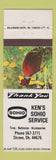Matchbook Cover - Sohio oil gas Ken's Shreve OH