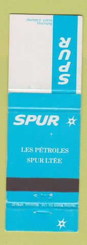 Matchbook Cover - Spur oil gas QC