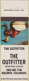 Matchbook Cover - The Outfitter Sporting Goods Delores CO