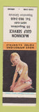 Matchbook Cover - McKinnon Gulf oil gas Sept Iles QC pinup