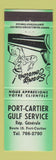 Matchbook Cover - Port Cartier Gulf oil gas QC GREEN