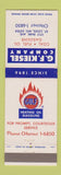 Matchbook Cover - Gulf oil gas Heating St Louis MO GF Kiesel