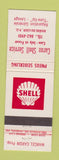 Matchbook Cover - Caron Shell oil gas Riviere Du Loup QC