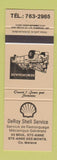 Matchbook Cover - DeRoy Shell oil gas Ste Anne Des Monts QC