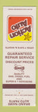 Matchbook Cover - Action Auto Sunoco oil gas repair