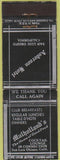 Matchbook Cover - Mulholland's Restaurant San Luis Obispo CA